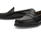 Bass Weejuns Men's Easy Weejun Larson Flag Loafer in Black Leather
