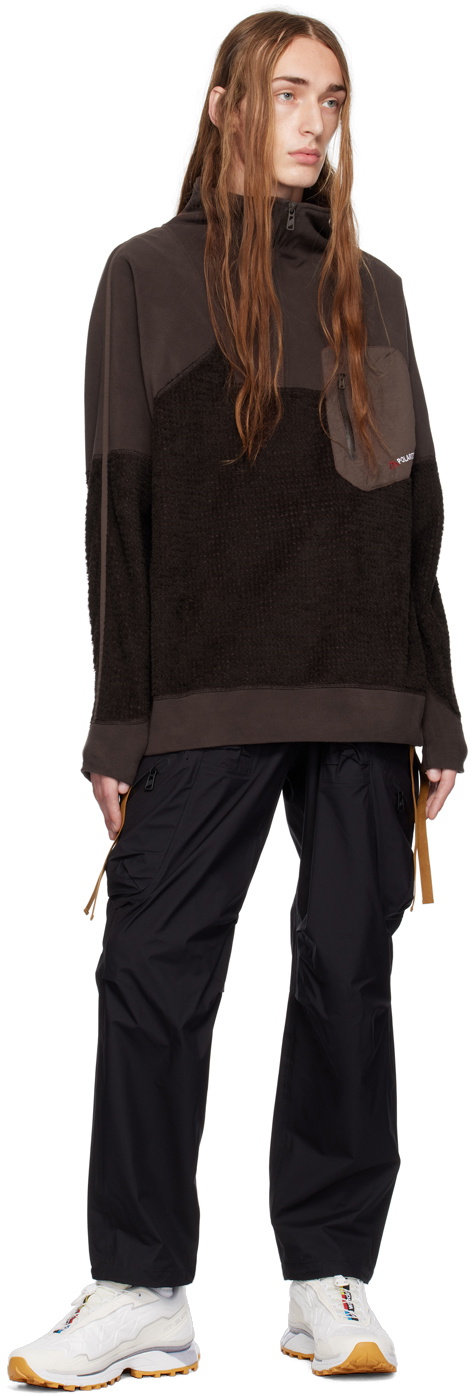 F/CE.® Brown Paneled Sweater