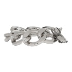 Alexander McQueen Silver Oversize Chain Bracelet