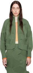 ISSEY MIYAKE Green Kone Kone Jacket