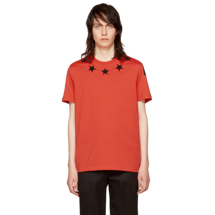 トップス givenchy star shirt 16ss Givenchy Red Stars 74 Shirt Givenchy