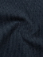 Richard James - Cotton-Piqué Half-Zip Sweatshirt - Blue