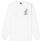 FrizmWORKS Men's Tiger Pugmark Longsleeve T-Shirt in White
