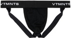 VTMNTS Black Woven Jockstrap