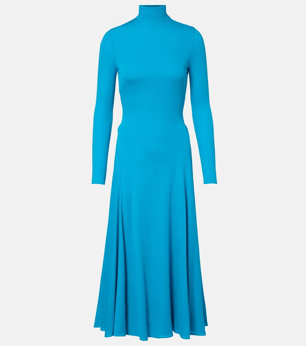 Alaïa Open-back jersey midi dress