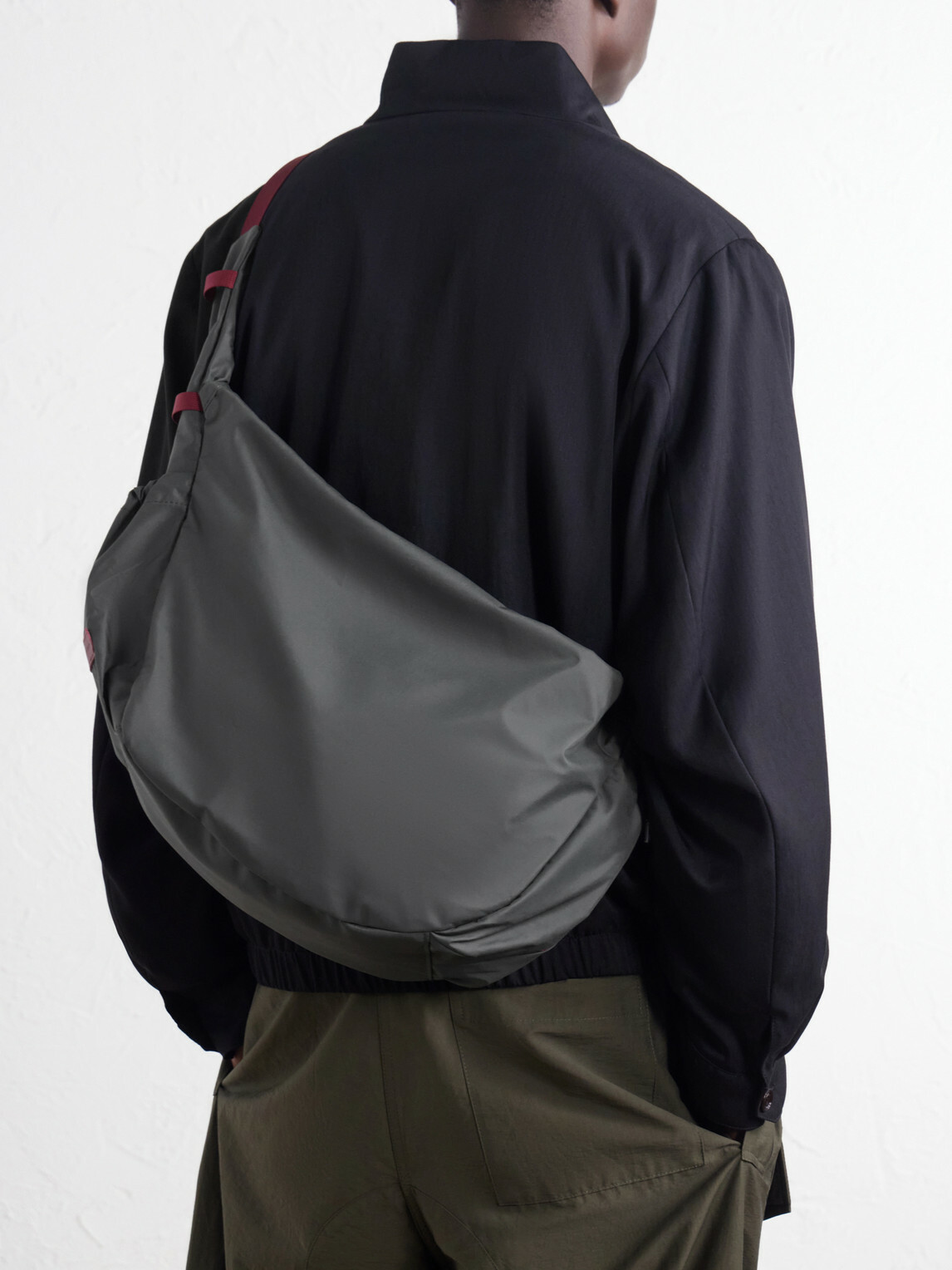 Master-Piece - Ark Leather-Trimmed Shell Shoulder Bag