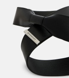 Givenchy Bow-detail leather belt