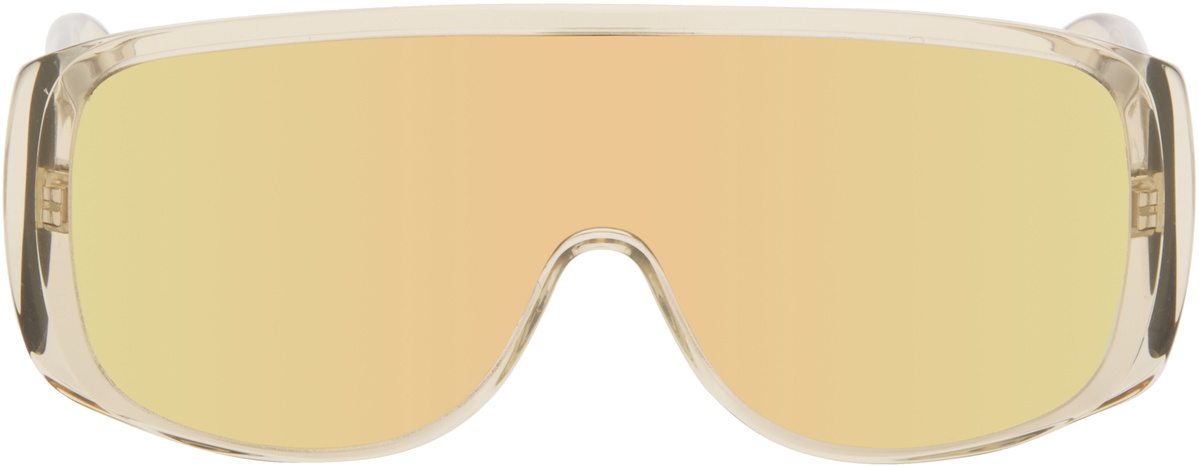MM6 Maison Margiela Off-White Mask Sunglasses