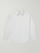 De Bonne Facture - Architect Striped Cotton-Poplin Shirt - White