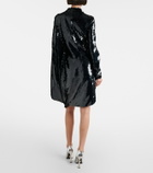 Stella McCartney Draped sequined minidress