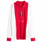 Adidas Ajax 125 Long Sleeve Jersey in Burgundy