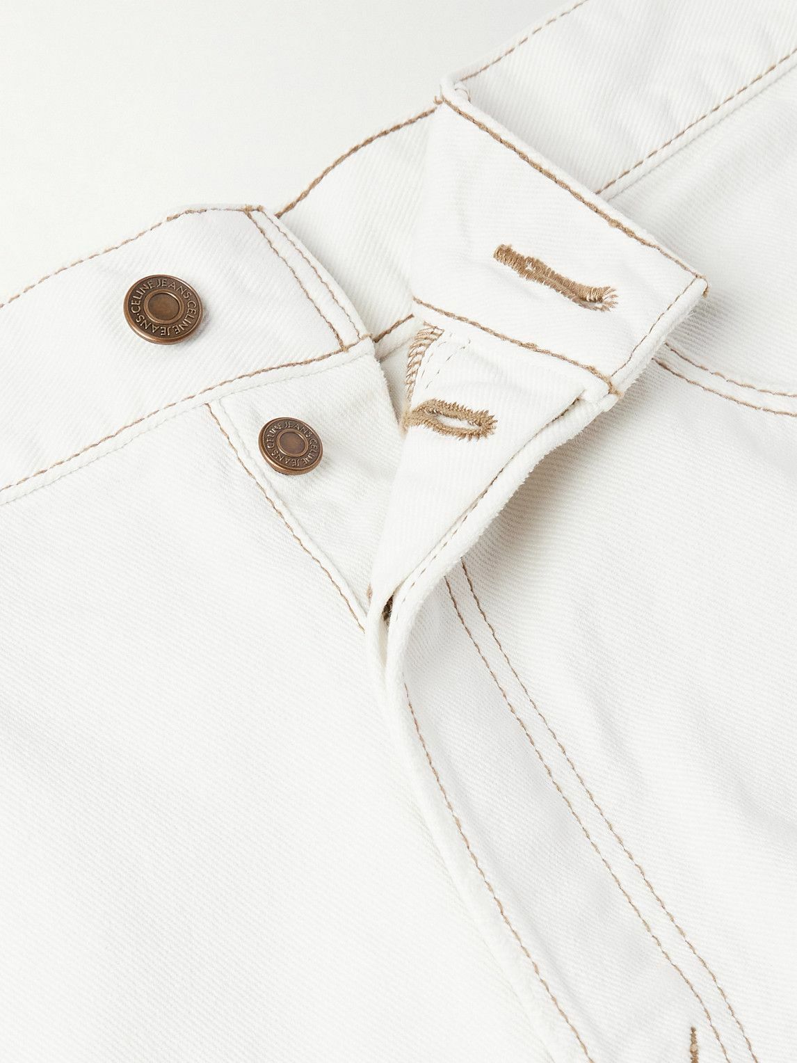 CELINE - Wide-Leg Jeans - White