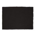 Rick Owens Black Sandy Scarf