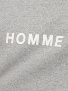 COMME DES GARÇONS HOMME Printed Logo Cotton Hoodie