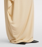 The Row Dione draped maxi skirt