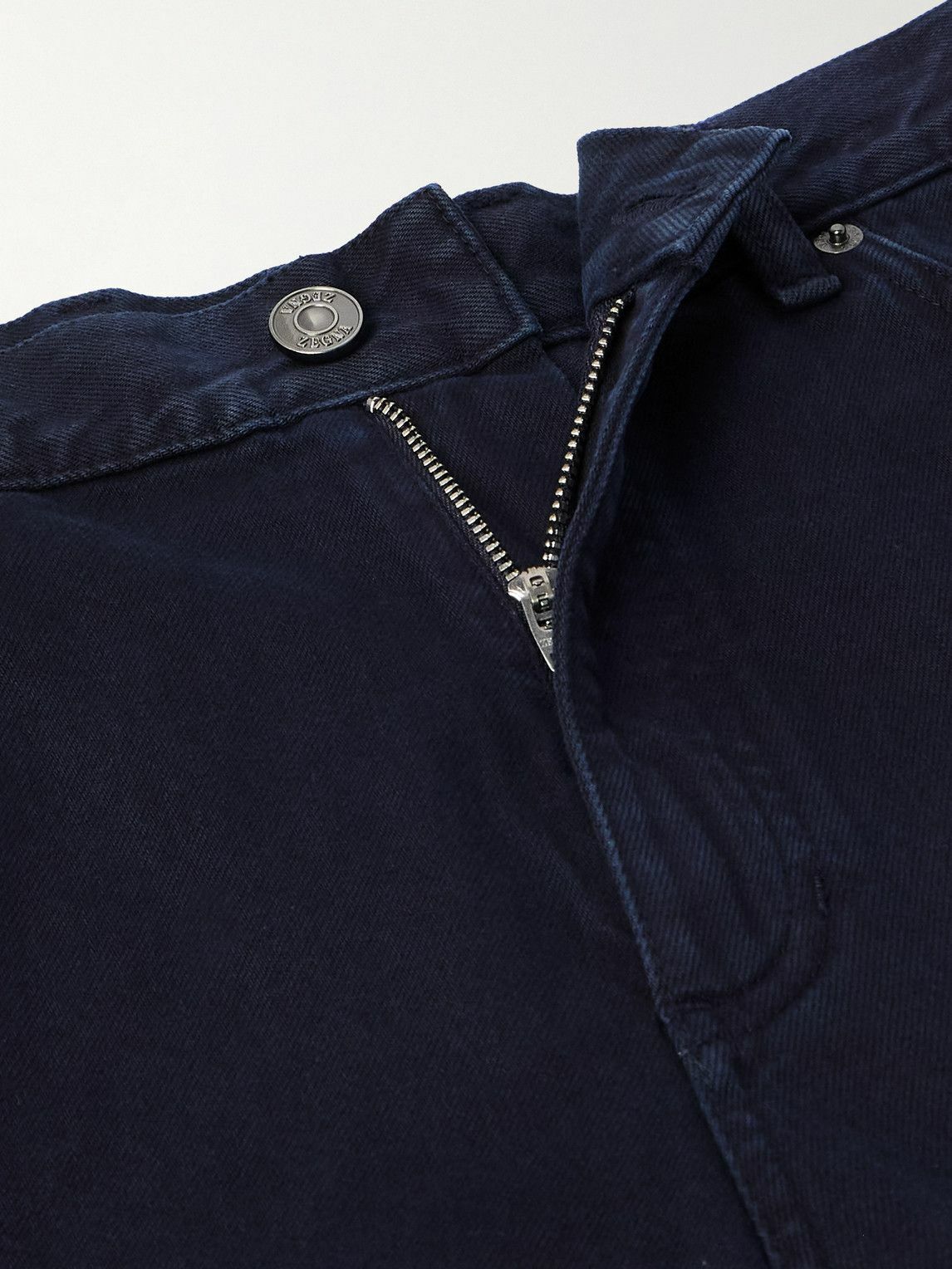 Zegna - Roccia Straight-Leg Cotton Trousers - Blue