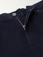 Zegna - Roccia Straight-Leg Cotton Trousers - Blue