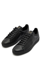 Tom Ford Warwick Grained Leather Sneakers Black