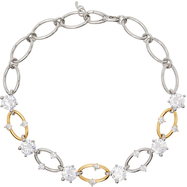 Photo: Panconesi Silver & Gold Diamanti Chain Necklace