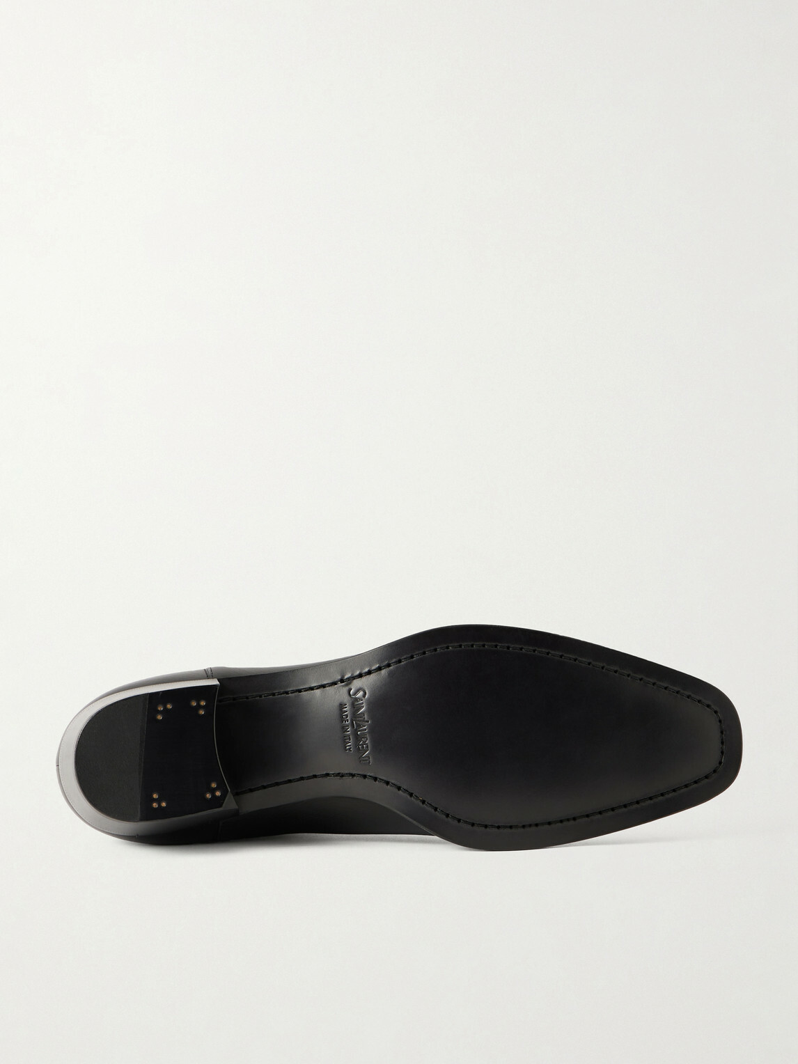 SAINT LAURENT - Stanton Leather Chelsea Boots - Black