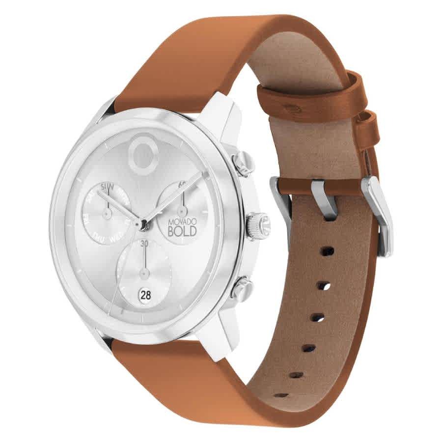Movado Trend Element Chronograph Quartz Silver Dial Mens Watch 3601028