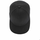 Courrèges Cotton Signature Cap in Black 