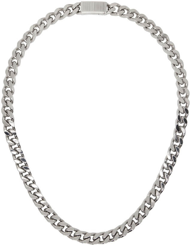 Photo: VTMNTS Silver Barcode Necklace