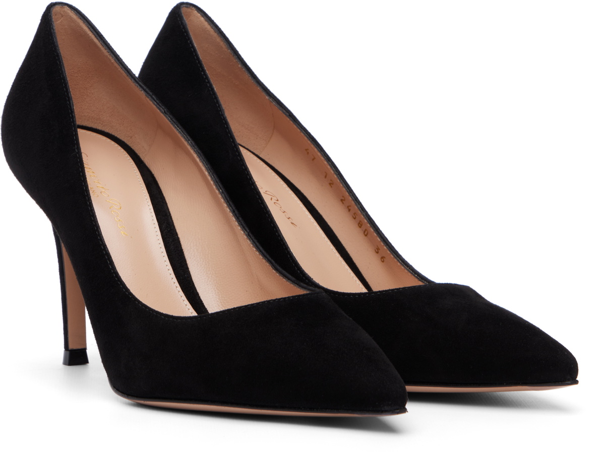 Gianvito Rossi Black Gianvito 85 Heels