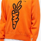 Carrots by Anwar Carrots Men's Signature Carrot Crew Sweat in Orange