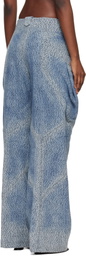 Kiko Kostadinov Blue Centennial Jeans