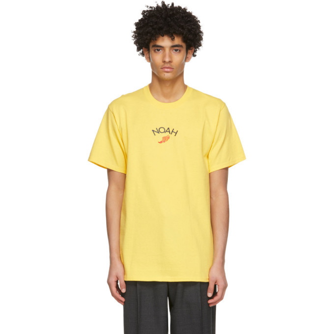 Photo: Noah Yellow Winged Foot Logo T-Shirt