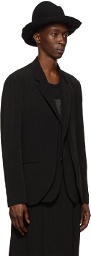 Yohji Yamamoto Black Triacetate Blazer