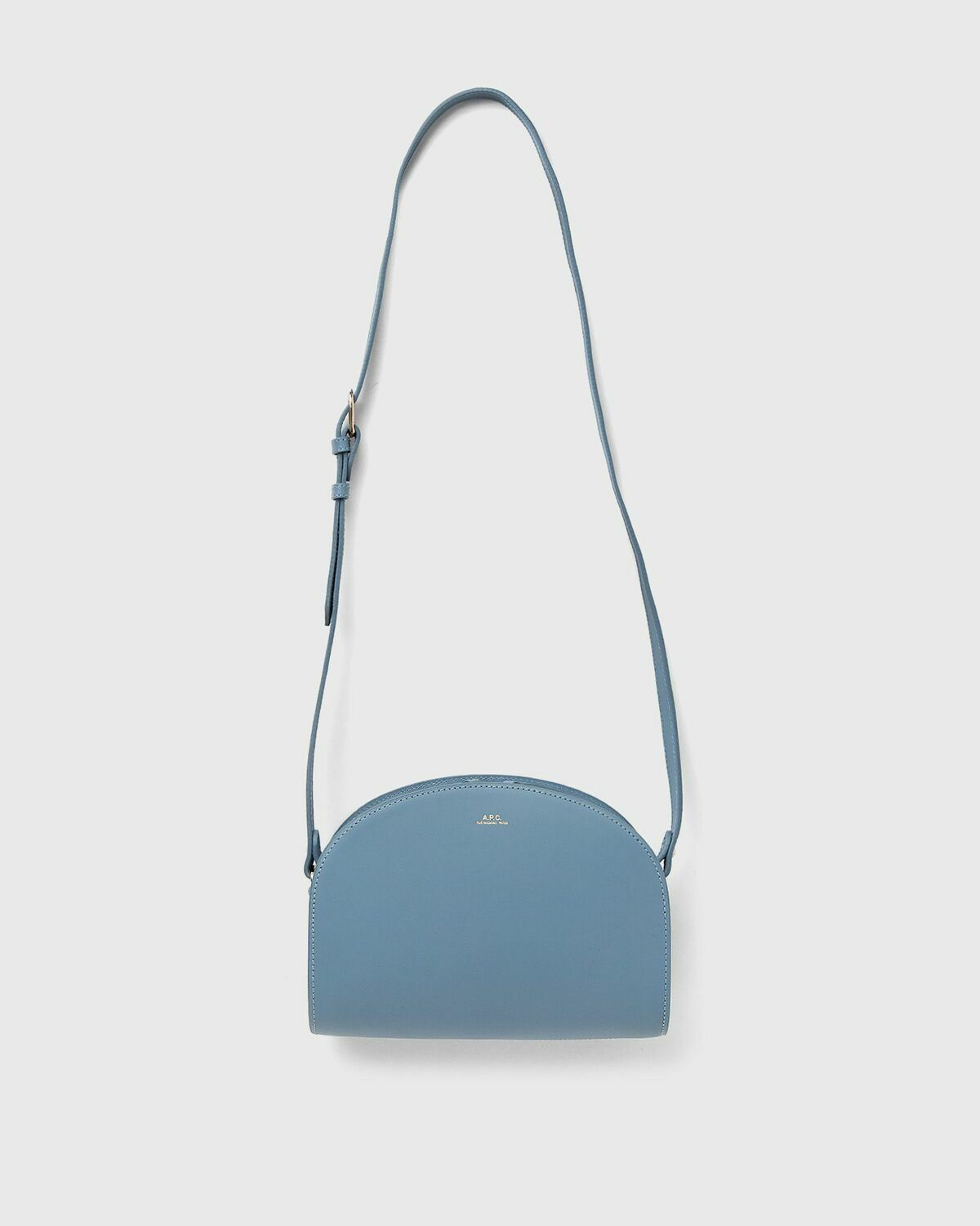 A.P.C. DEMI-LUNE HANDBAG Blue Women