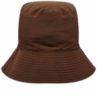 K-Way x Engineered Garments Boonie Hat in Brown Moro