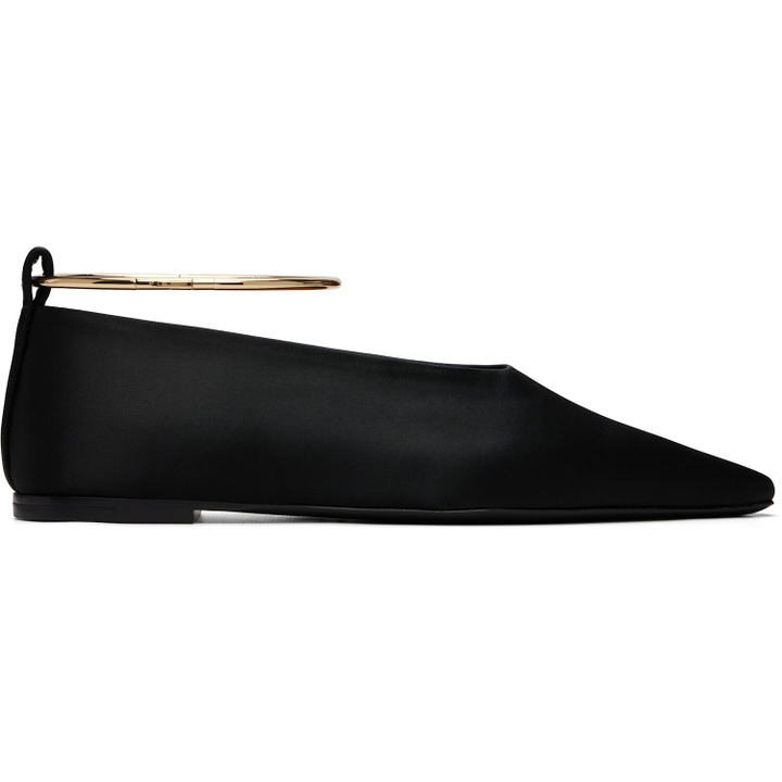 Photo: Jil Sander Black Ring Ballerina Flats