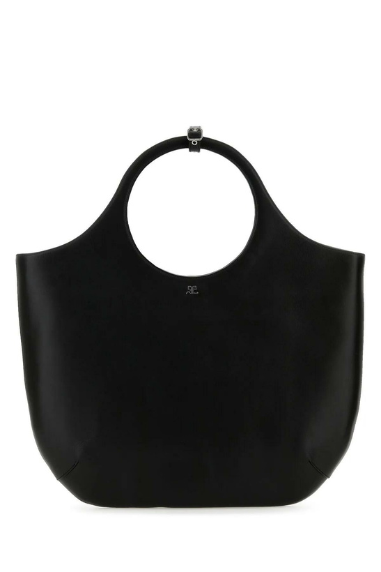 Photo: Courrèges Black Leather Large Holy Handbag