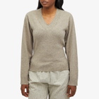 Faithfull The Brand Women's Frederikke Cashemere Sweater in Taupe Marle