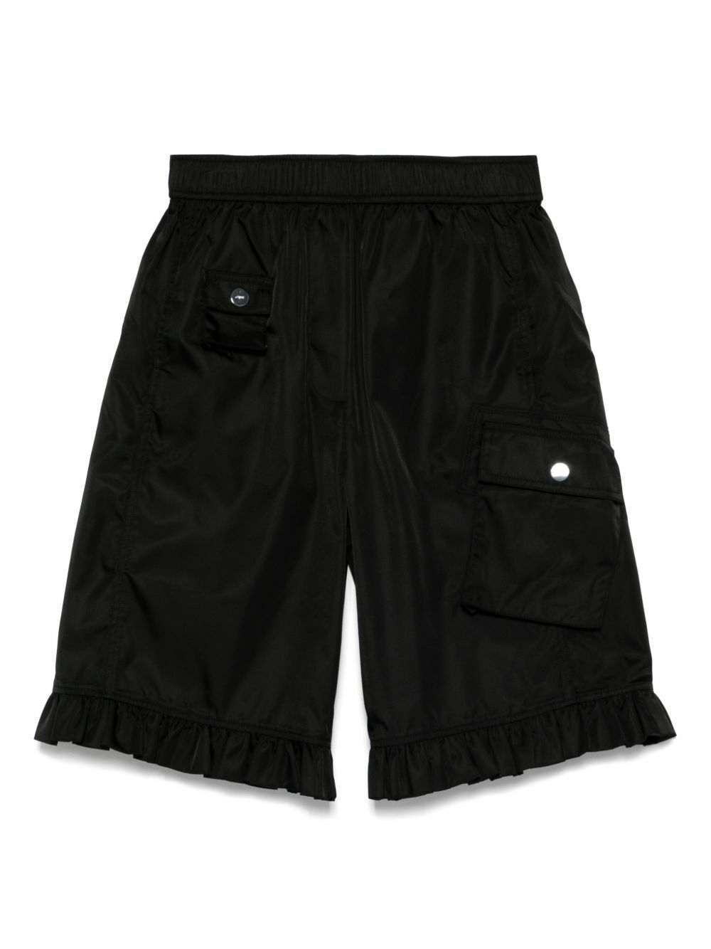 GANNI nylon stretch shorts for active White GANNI