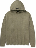 FEAR OF GOD ESSENTIALS - Knitted Hoodie - Green