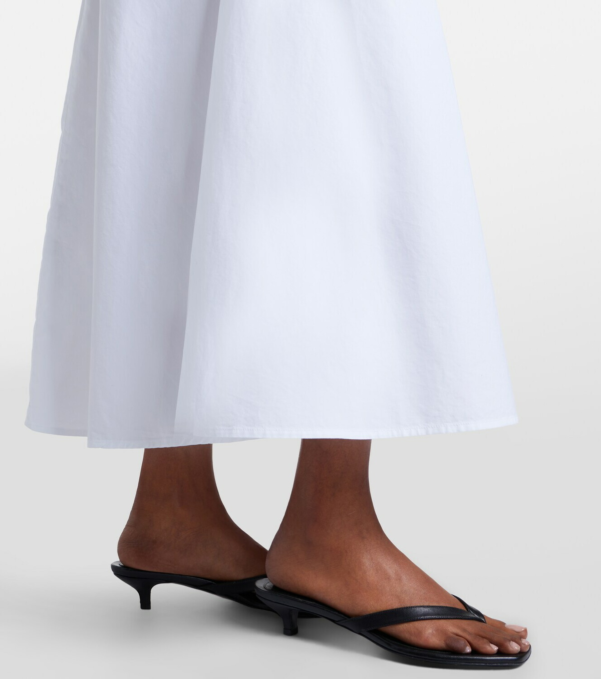 Citizens of Humanity Emi cotton poplin midi skirt