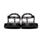 JW Anderson Black Flatform Sandals