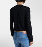 Gucci GG crêpe cardigan