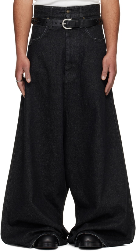 Photo: LU'U DAN Black Drop Crotch Jeans