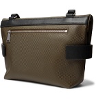 Bottega Veneta - Textured-Leather Messenger Bag - Green