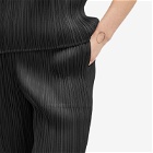 Pleats Please Issey Miyake Women's Basics Pleats Straight Trousers in Black