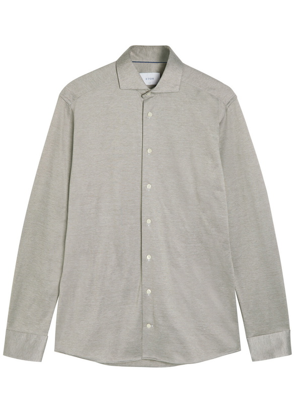 Photo: Eton Cotton Shirt Brown