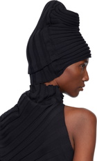ISSEY MIYAKE Black Knit 'As It Is' Beanie