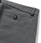 Freemans Sporting Club - Slim-Fit Brushed Cotton-Twill Trousers - Gray