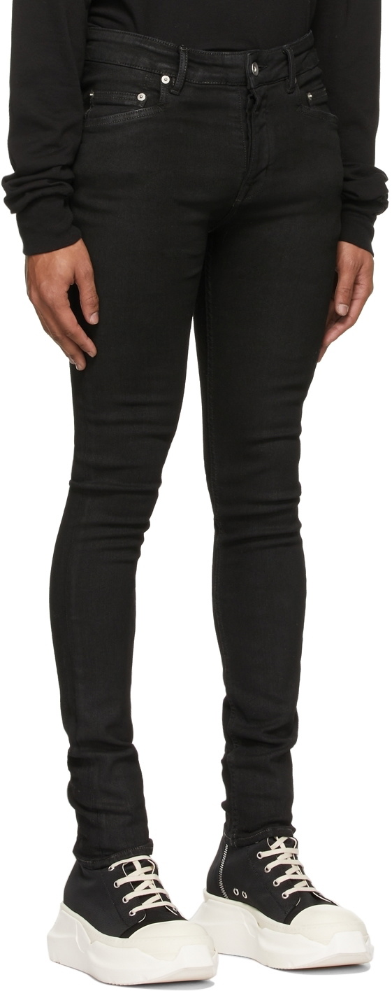 RICK OWENS DRKSHDW ダークシャドウ TYRONE CUT Rick Owens Drkshdw Black Stretch Tyrone Jeans Rick Owens Drkshdw
