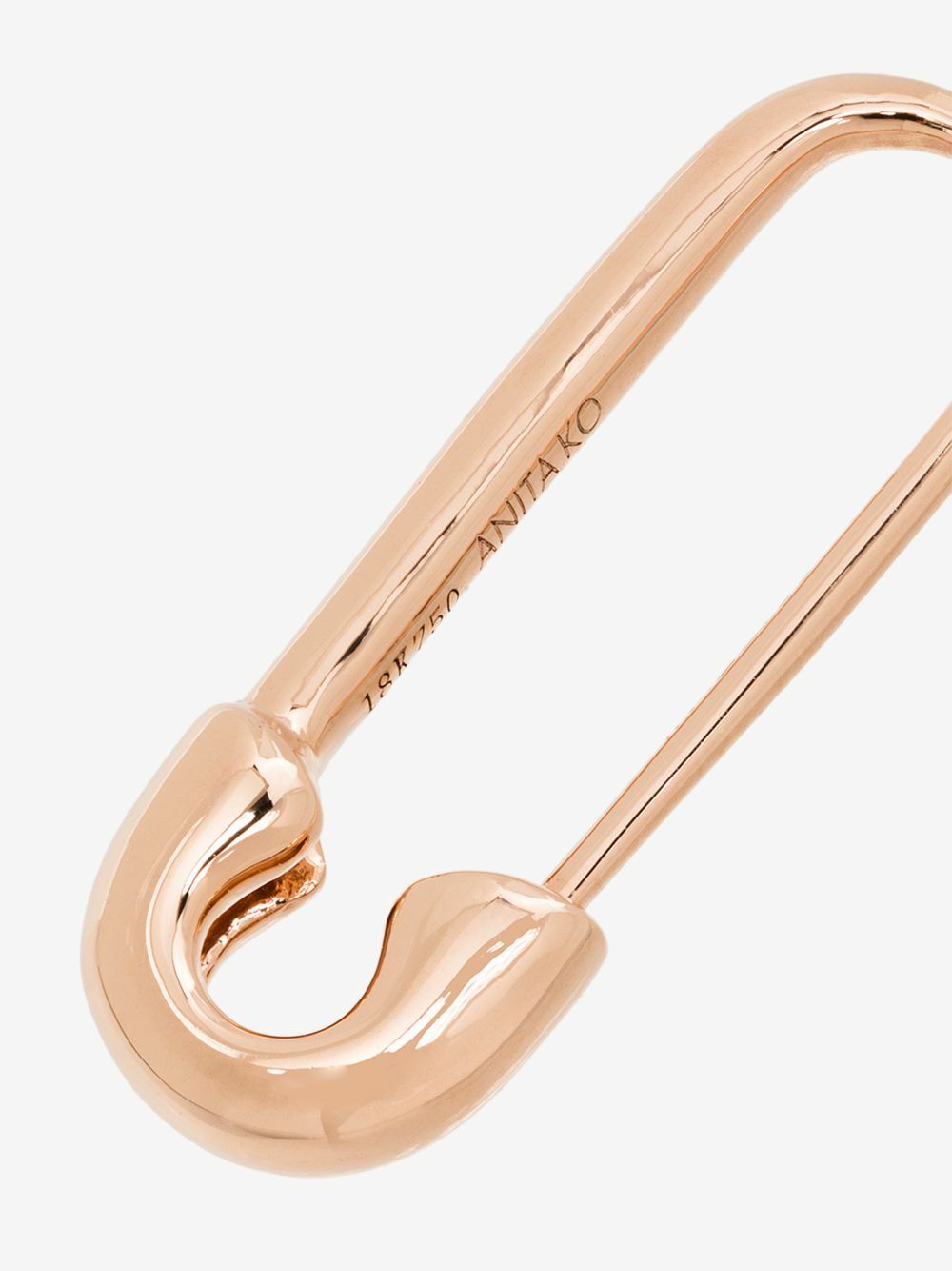 Anita Ko 18K Rose Gold Safety Pin Earring Anita Ko